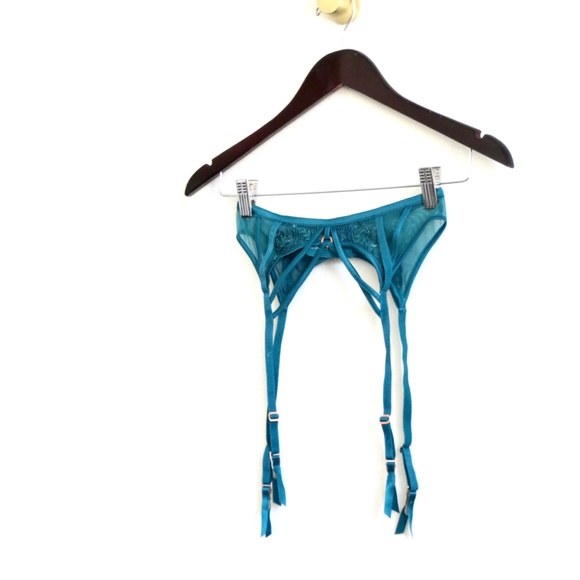 NEW! Lounge Intimate Garter Suspender Belt Willow Green SZ S - Picture 6 of 11